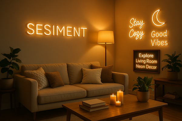 Living Room Wall Neon Signs - SESIMENT